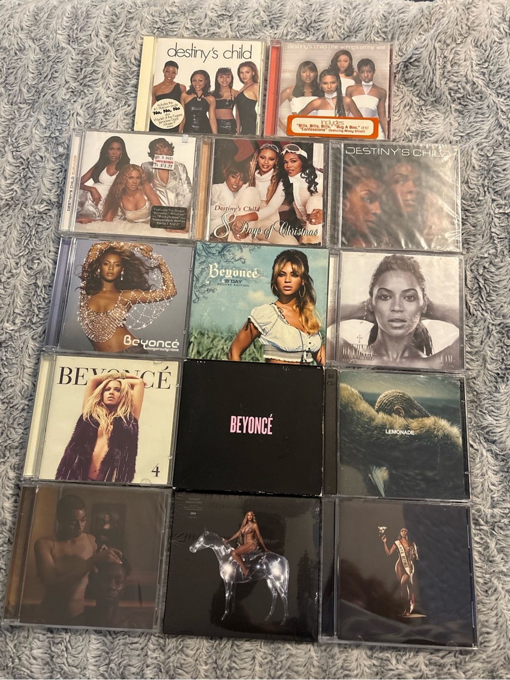 Ultimate Destiny’s Child & Beyonce Studio Album CD & DVD Bundle Lot VG +